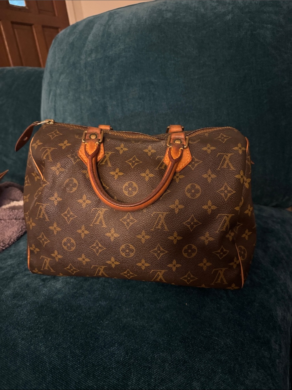 Louis Vuitton Brown Monogram Speedy 30